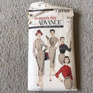 Vintage Advance 1950’s sewing pattern #8114